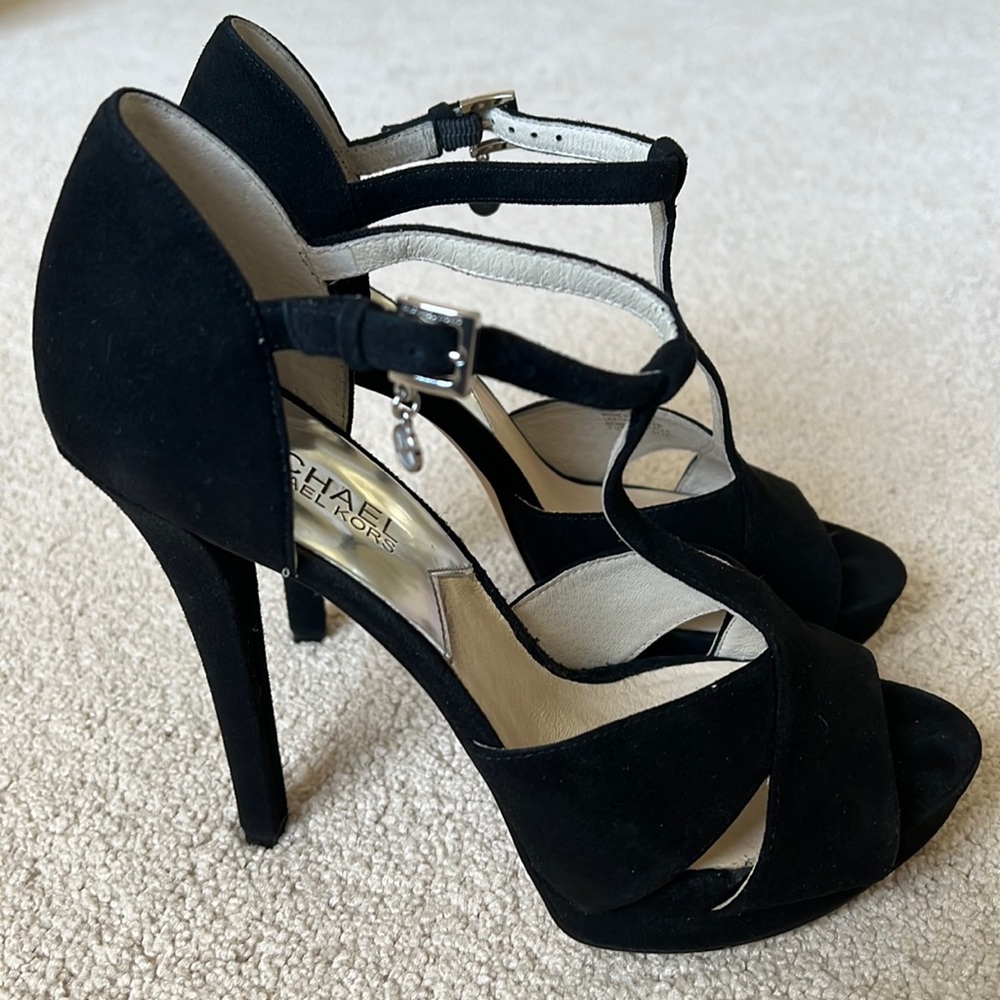Michael Kors Suede Sandals 7.5